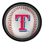 Texas Rangers: Baseball - Modern Disc Wall Sign, MBTXSR-230-31