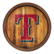 Texas Rangers: Logo - Weathered 