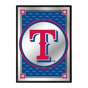Texas Rangers: Vertical Team Spirit - Framed Mirrored Wall Sign, MBTXSR-275-02