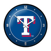 Texas Rangers: Logo - Modern Disc Wall Clock, MBTXSR-510-02