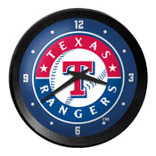 Texas Rangers: Ribbed Frame Wall Clock, MBTXSR-530-01