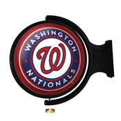 Washington Nationals: Original Round Rotating Lighted Wall Sign, MBWASH-115-01