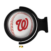 Washington Nationals: Baseball - Original Round Rotating Lighted Wall Sign, MBWASH-115-31