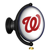 Washington Nationals: Original Oval Rotating Lighted Wall Sign