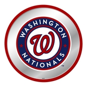 Washington Nationals: Modern Disc Mirrored Wall Sign, AGS-MBWASH-235-01A