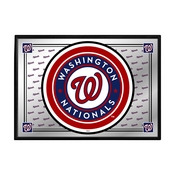 Washington Nationals: Team Spirit - Framed Mirrored Wall Sign, AGS-MBWASH-265-02A