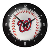 Washington Nationals: Baseball - Modern Disc Wall Clock, MBWASH-510-31