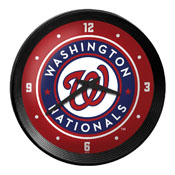 Washington Nationals: Ribbed Frame Wall Clock, MBWASH-530-01
