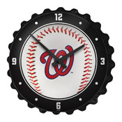 Washington Nationals: Baseball - Bottle Cap Wall Clock, MBWASH-540-31