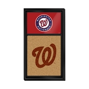 Washington Nationals: Dual Logo - Cork Note Board, AGS-MBWASH-640-02A