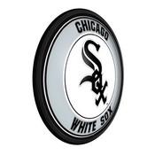 Chicago White Sox: Round Slimline Lighted Wall Sign, MBWSOX-130-01