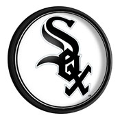 Chicago White Sox: Logo - Round Slimline Lighted Wall Sign, MBWSOX-130-02