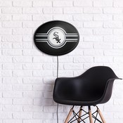 Chicago White Sox: Oval Slimline Lighted Wall Sign, FNB-MBWSOX-140-01A