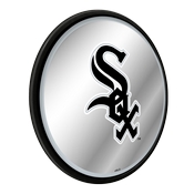 Chicago White Sox: Modern Disc Mirrored Wall Sign, AGS-MBWSOX-235-01A