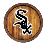 Chicago White Sox: "Faux" Barrel Top Sign, FNB-MBWSOX-240-01