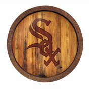 Chicago White Sox: Branded "Faux" Barrel Top Sign, FNB-MBWSOX-240-02