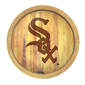 Chicago White Sox: Branded "Faux" Barrel Top Sign, FNB-MBWSOX-240-02