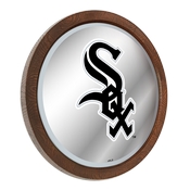 Chicago White Sox: "Faux" Barrel Top Mirrored Wall Sign, AGS-MBWSOX-245-01A