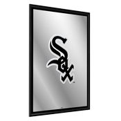 Chicago White Sox: Vertical Framed Mirrored Wall Sign, AGS-MBWSOX-275-01A