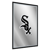 Chicago White Sox: Vertical Framed Mirrored Wall Sign, AGS-MBWSOX-275-01A