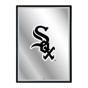 Chicago White Sox: Vertical Framed Mirrored Wall Sign, AGS-MBWSOX-275-01A
