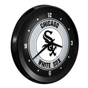 Chicago White Sox: Ribbed Frame Wall Clock, MBWSOX-530-01