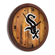 Chicago White Sox: "Faux" Barrel Top Clock, FNB-MBWSOX-560-01