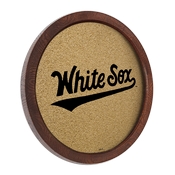 Chicago White Sox: "Faux" Barrel Framed Cork Board, AGS-MBWSOX-632-02A