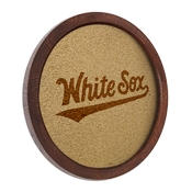 Chicago White Sox: "Faux" Barrel Framed Cork Board, AGS-MBWSOX-632-02A