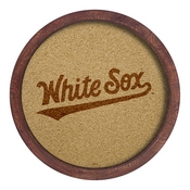 Chicago White Sox: "Faux" Barrel Framed Cork Board, AGS-MBWSOX-632-02A