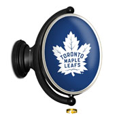 Toronto Maple Leaf: Original Oval Illuminated Rotating Wall Sign, NHTOML-125-01