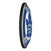 Toronto Maple Leaf: Round Slimline Illuminated Wall Sign, NHTOML-130-01