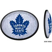 Toronto Maple Leaf: Ice Rink - Oval Slimline Illuminated Wall Sign, NHTOML-140-02