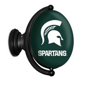 MSU - Michigan State Spartans Rotating LED Team Spirit Wall Sign
