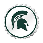MSU - Michigan State Spartans Team Spirit Bottle Cap Wall Sign