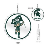 MSU - Michigan State Spartans Team Spirit Bottle Cap Dangler