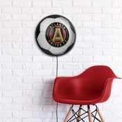 Atlanta United: Soccer - Round Slimline Lighted Wall Sign, MSATLU-130-51
