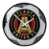 Atlanta United: Soccer Ball - Modern Disc Wall Clock, MSATLU-510-51