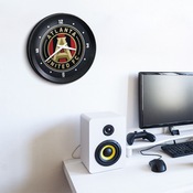 Atlanta United: Ribbed Frame Wall Clock, MSATLU-530-01