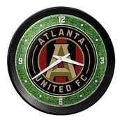 Atlanta United: Pitch - Ribbed Frame Wall Clock, MSATLU-530-02
