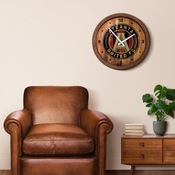 Atlanta United: Weathered "Faux" Barrel Top Clock, MSATLU-560-03