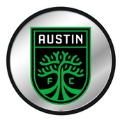 Austin F.C.: Modern Disc Mirrored Wall Sign, MSAUST-235-01
