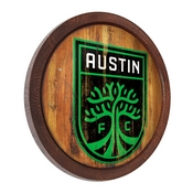 Austin F.C.: Weathered "Faux" Barrel Top Sign, MSAUST-240-03