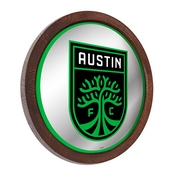 Austin F.C.: Barrel Top Framed Mirror Mirrored Wall Sign, FNB-MSAUST-245-01A