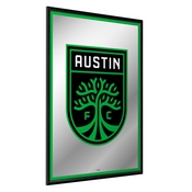 Austin F.C.: Framed Mirrored Wall Sign, FNB-MSAUST-265-01A