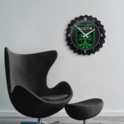 Austin F.C.: Bottle Cap Wall Clock, MSAUST-540-01