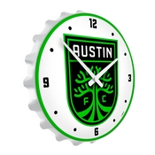 Austin F.C.: Bottle Cap Lighted Wall Clock, MSAUST-545-01