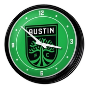 Austin F.C.: Retro Lighted Wall Clock, FNB-MSAUST-550-01A