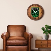Austin F.C.: "Faux" Barrel Top Clock, MSAUST-560-01