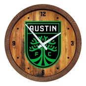 Austin F.C.: "Faux" Barrel Top Clock, MSAUST-560-01